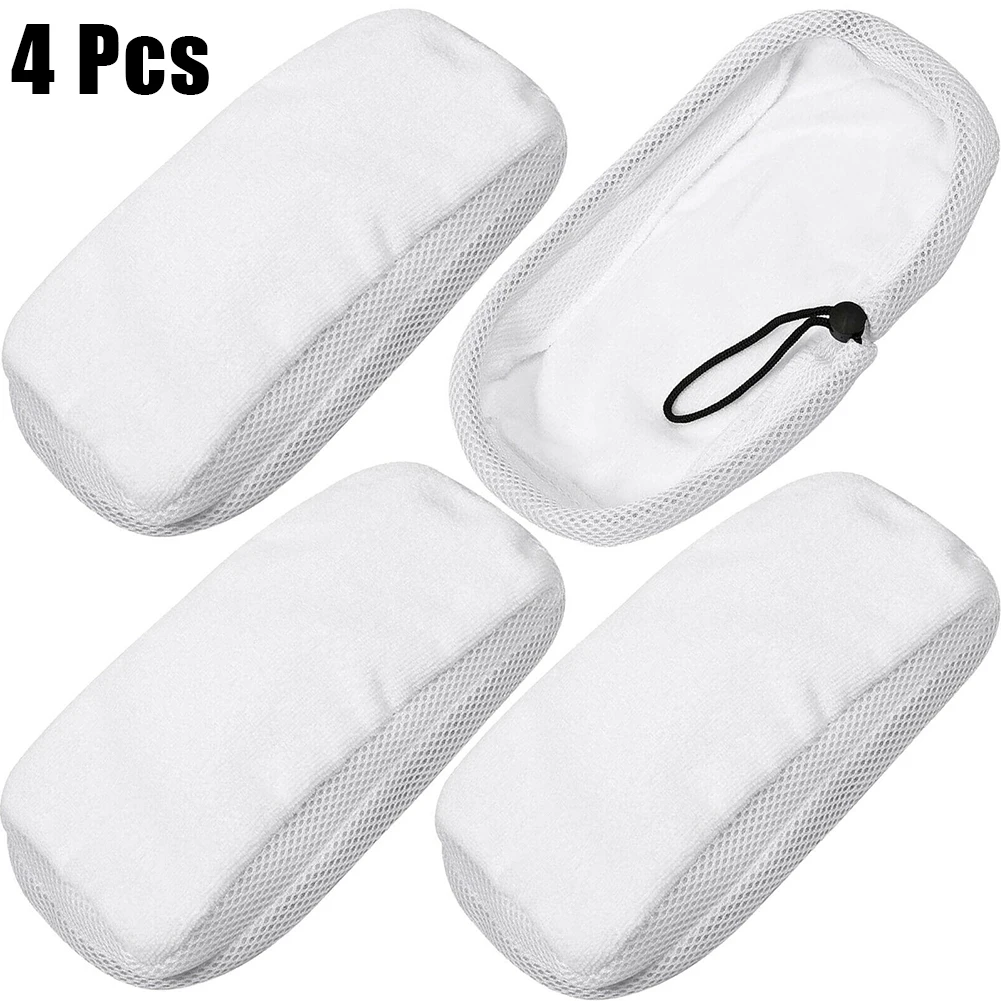 4pcs Microfiber Mop Cloths For Morphy Richards 720020 720021 720502 9in1 Steam Cleaner Mop Cloths Pads Dust Cleaning Cloths