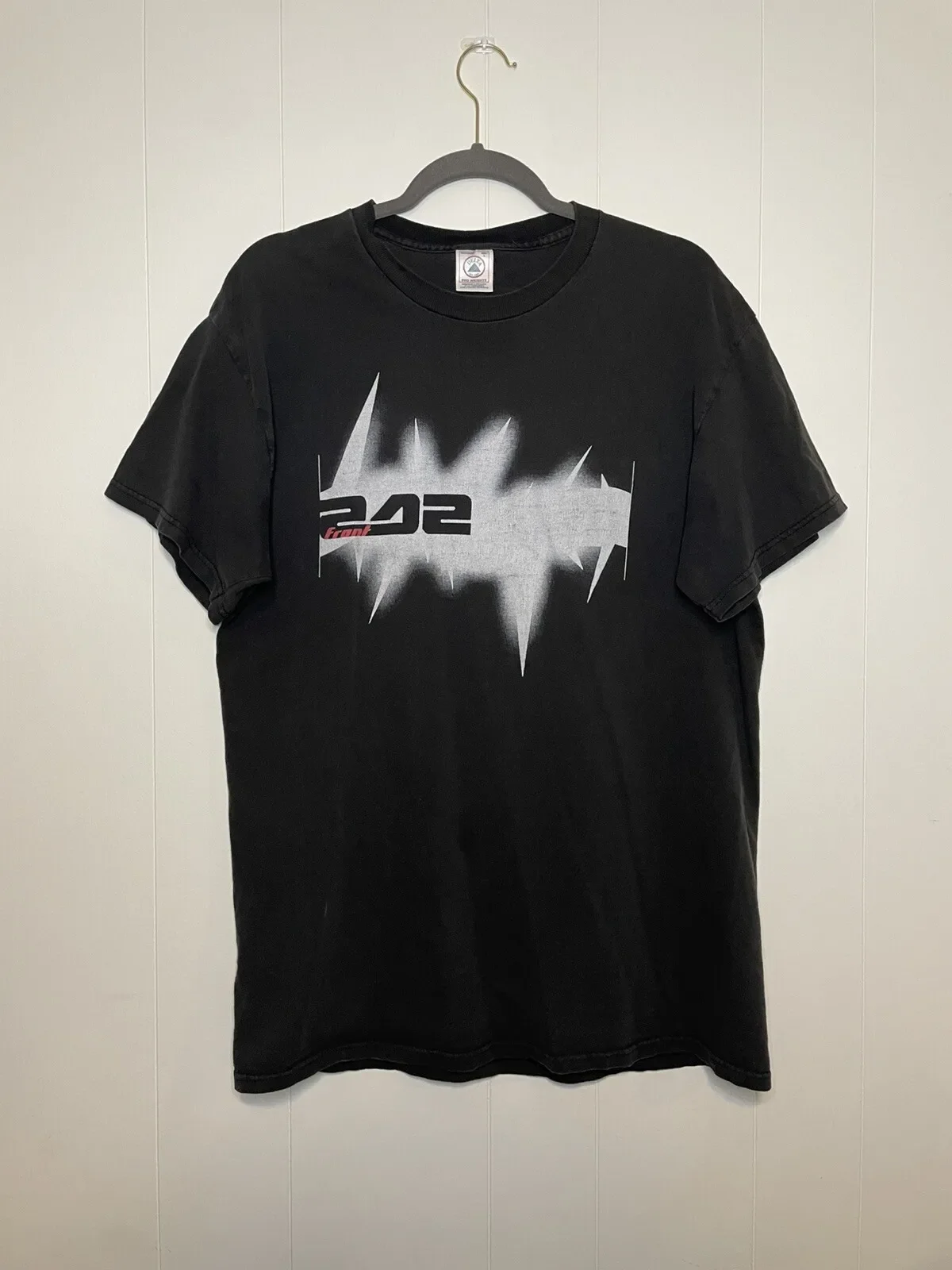 

Винтажная футболка Front 242, двухсторонняя музыкальная группа, большой размер