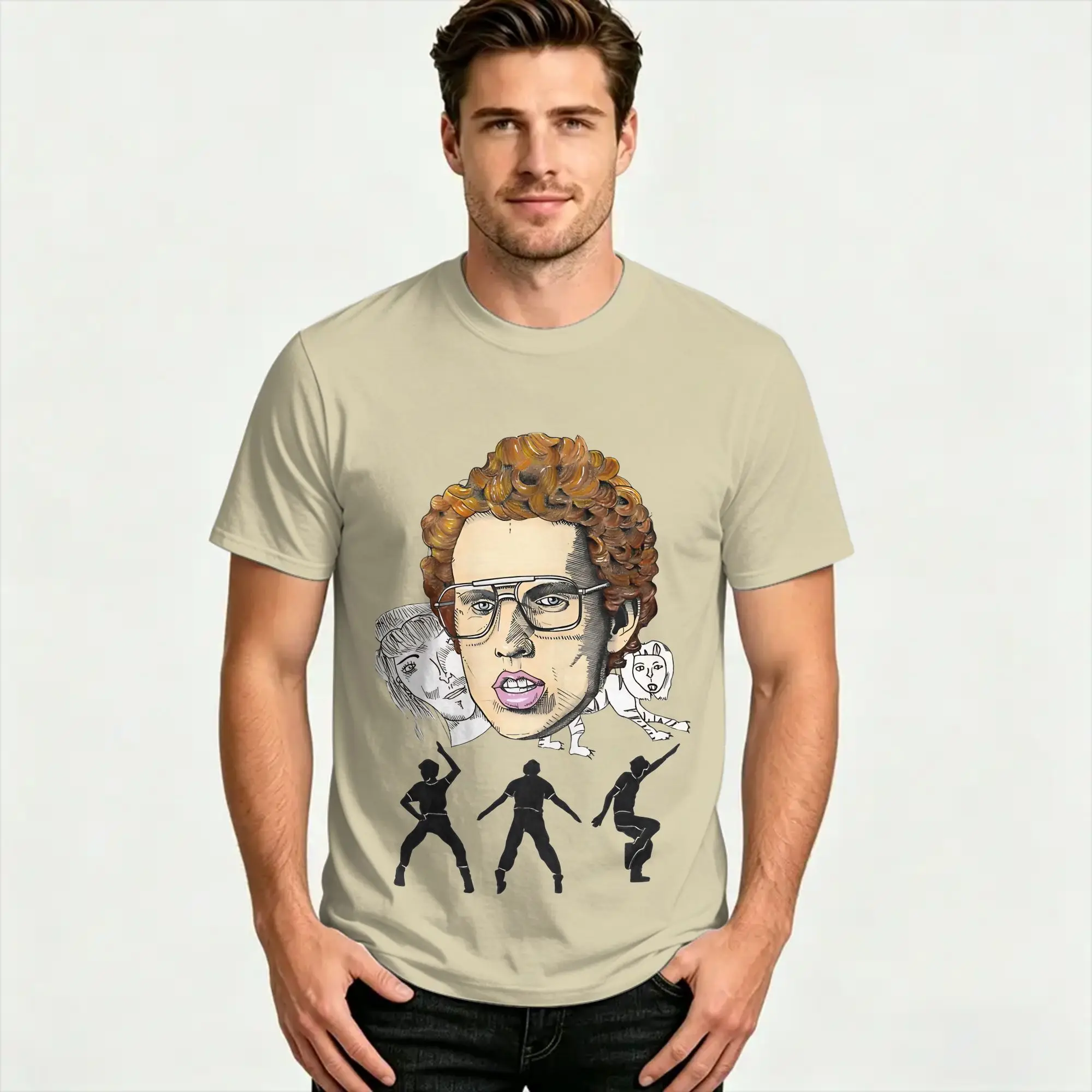 Novelty Napoleon Dynamite T-Shirt Men Women Crewneck Cotton T Shirt  Short Sleeve Tees Birthday Gift Clothing