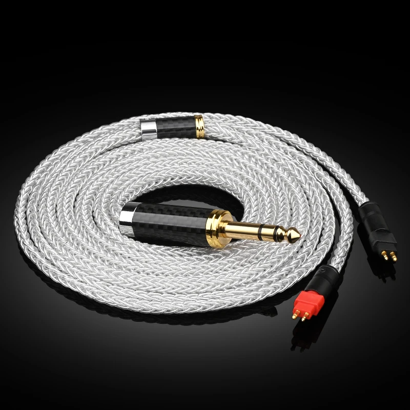 ATAUDIO 16 Strang OCC versilbertes Kopfhörerkabel 7