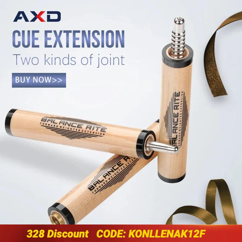 Pool Cue Mid Extensions For ZOKUE 3142 Z2 PREDATOR FURY Uni-loc Radial Pin Joint 4.7Inch Billiard Pool Cue Extension