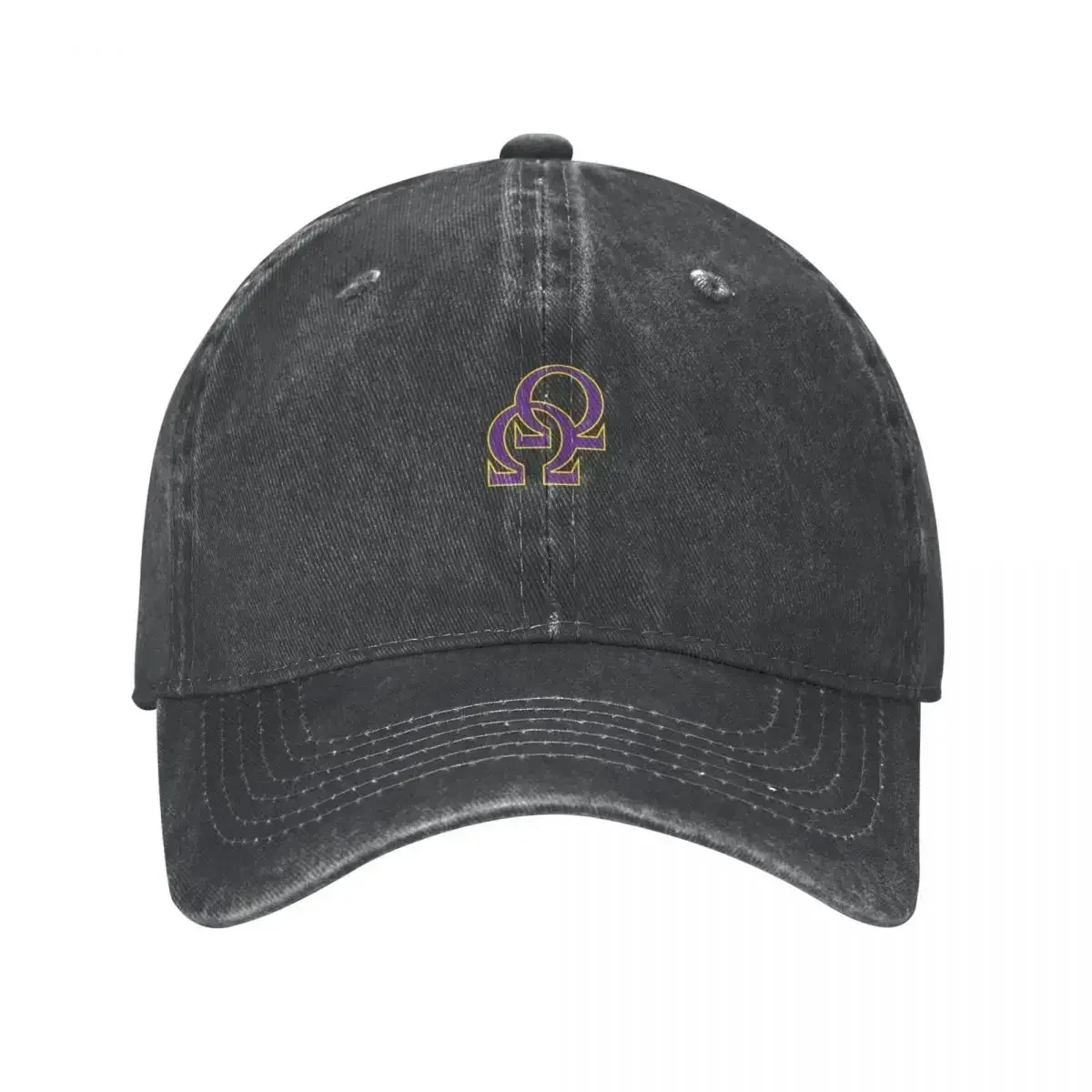 New Que Double Purple Gold Psi Phi Long T-Shirt Cowboy Hat |-F-| Sports Cap Big Size Hat Men's Baseball Women's