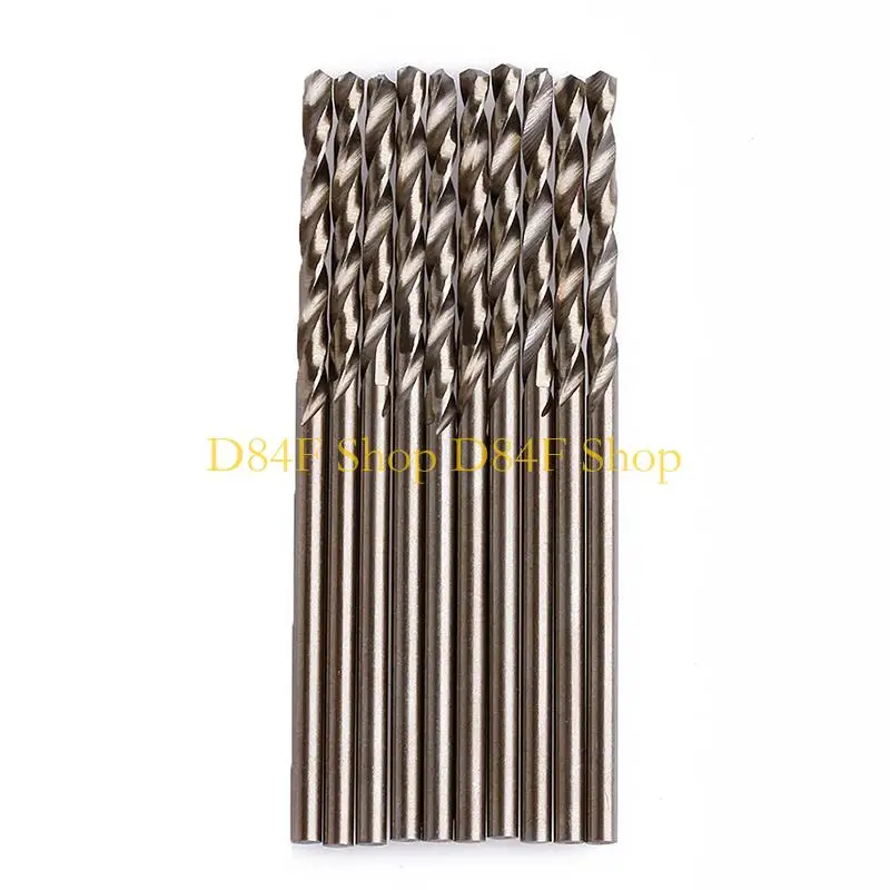 

D84F Hard Plastic HSS For Drilling woodworking Twist Drill Bit 2mm Round Shank 10pcs