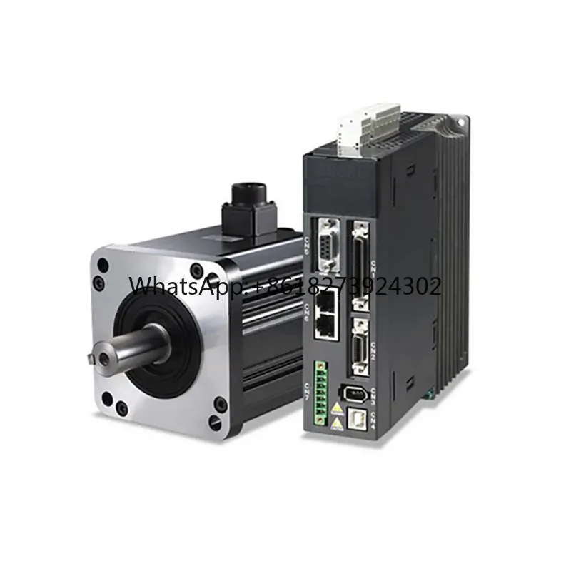 

130mm 1500W 2000rpm AC220V Servo Motor Driver Kits With Brake ASD-B3-1521-L+B3M-E21315SS1 With 3M Power And Encoder Cable