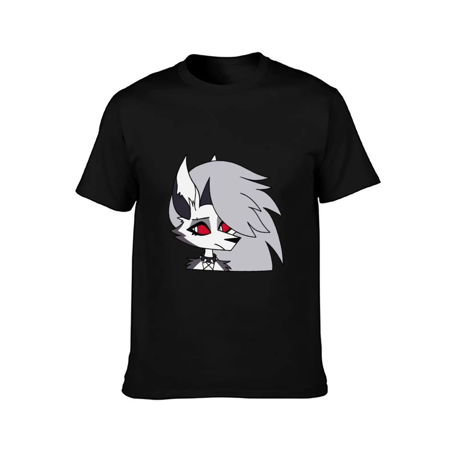 Loona sad - helluwa boss T-Shirt, Summer Casual Cotton Tee, Oversized Streetwear Tops, Vintage Graphic Print, Unisex Men Women