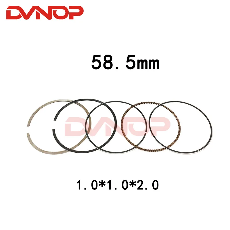 58.5mm big bore  Piston Ring Set for Scooter ATV QUAD 152QMI 157QMJ 1P57QMJ GY6 125 GY6 150 BIG TO 175CC