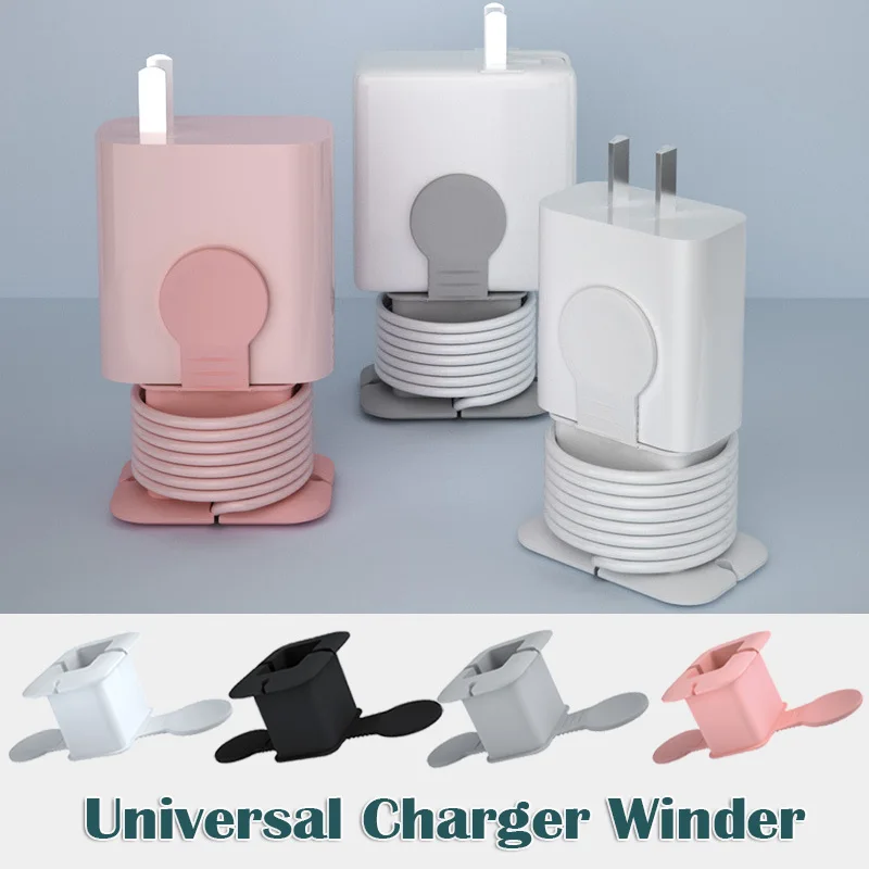 Silicone Charger Protectors Charger Winder Power Adapter Case Cable Management Replenisher Data Cable Winder Cable Phone Charger