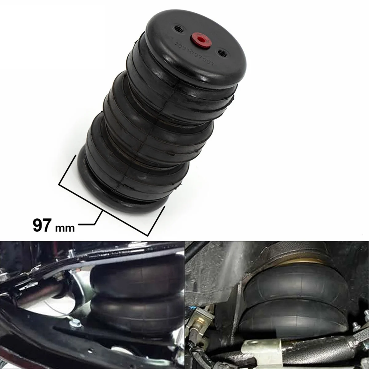 Truck Pickup Truck Universal 97mm Air Suspension Shock Absorber Air Spring Shock Absorber Airbag 3E2200