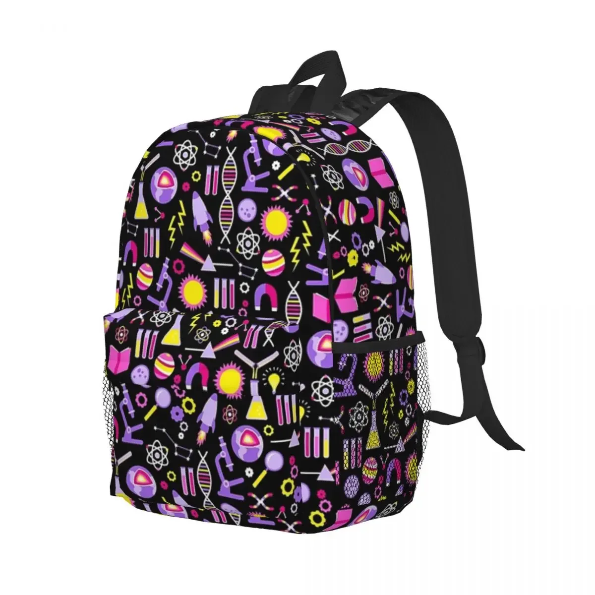 Sacos De Escola De Ficção Científica, Bookbag adolescente dos desenhos animados, Mochila Para Laptop, Bolsa De Ombro, Grande Capacidade