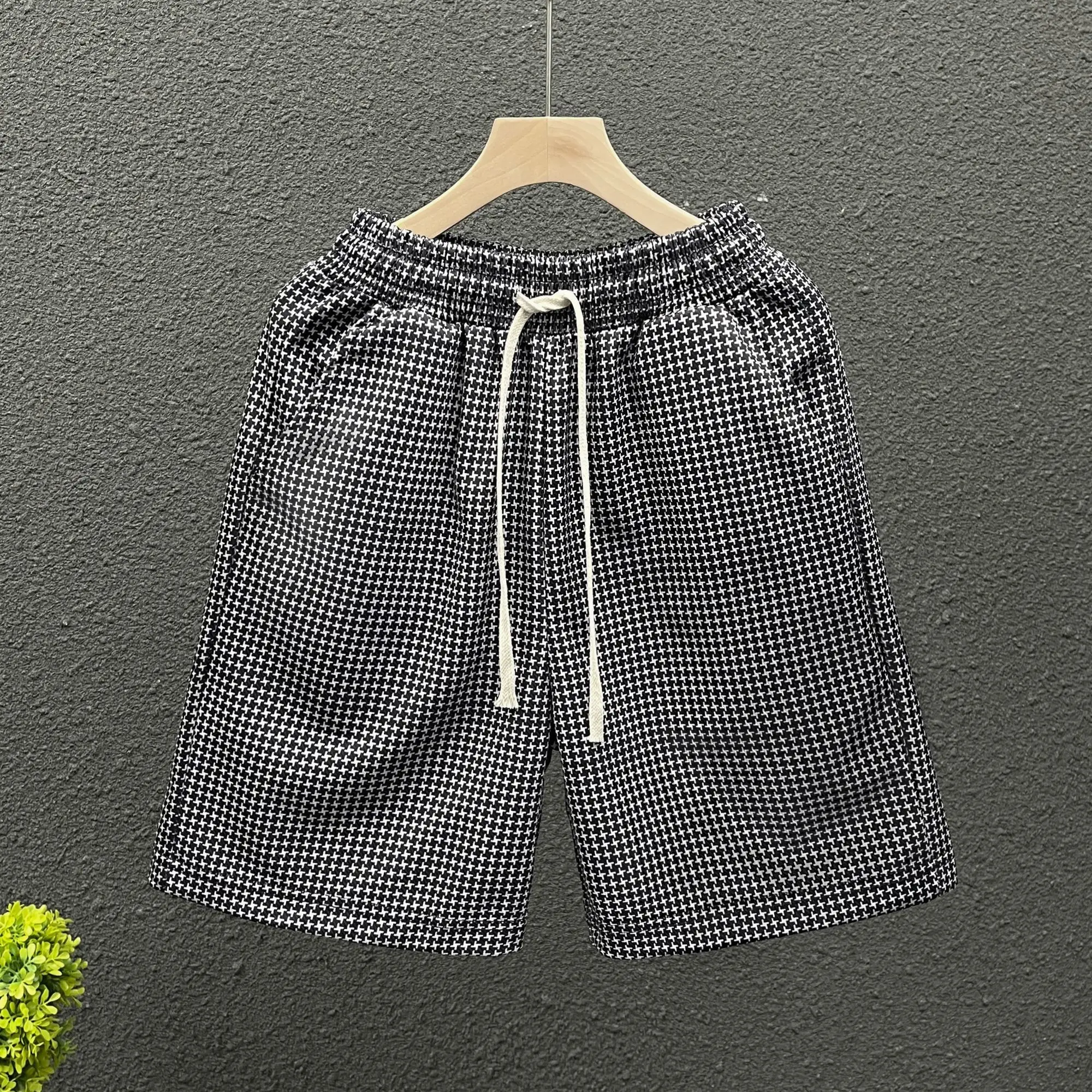 Męskie letnie szorty plażowe Moda Luksusowe szorty codzienne średniej długości