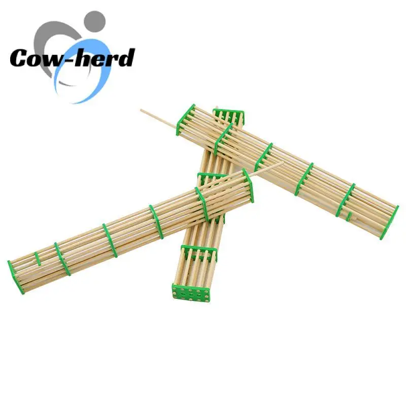 30 Pcs Bamboo Cage Queen Bee Beekeeping Tools Bee Nest Bamboo Queen Bee Isolation Transport Cage Beekeepper Tools for Apiculture