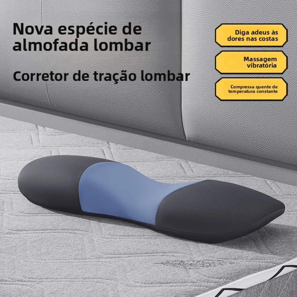 

Массажер для спины Smooth Spine Triple Fusion с USB-кабелем, функцией подогрева, вибрации и вытяжения для снятия боли и глубокого массажа тканей.