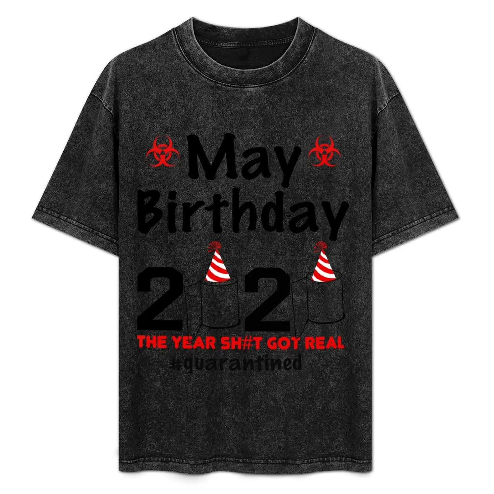 

may birthday gift T-Shirt Casual Holiday Short Sleeve Tee