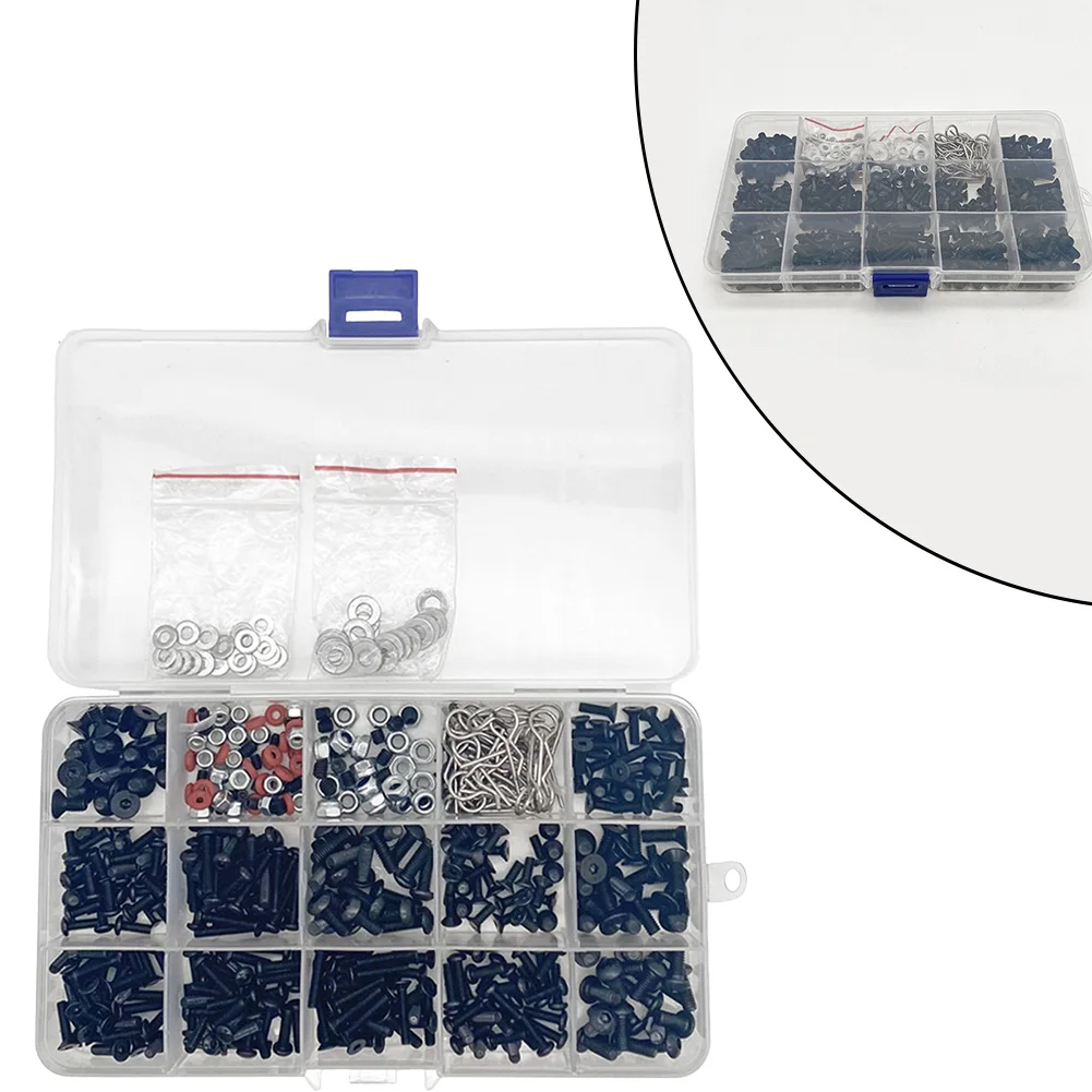 Model Building RC Model Accessories RC Car Screws Easy To Carry Organized Storage For Dirt Bike Accessories Set