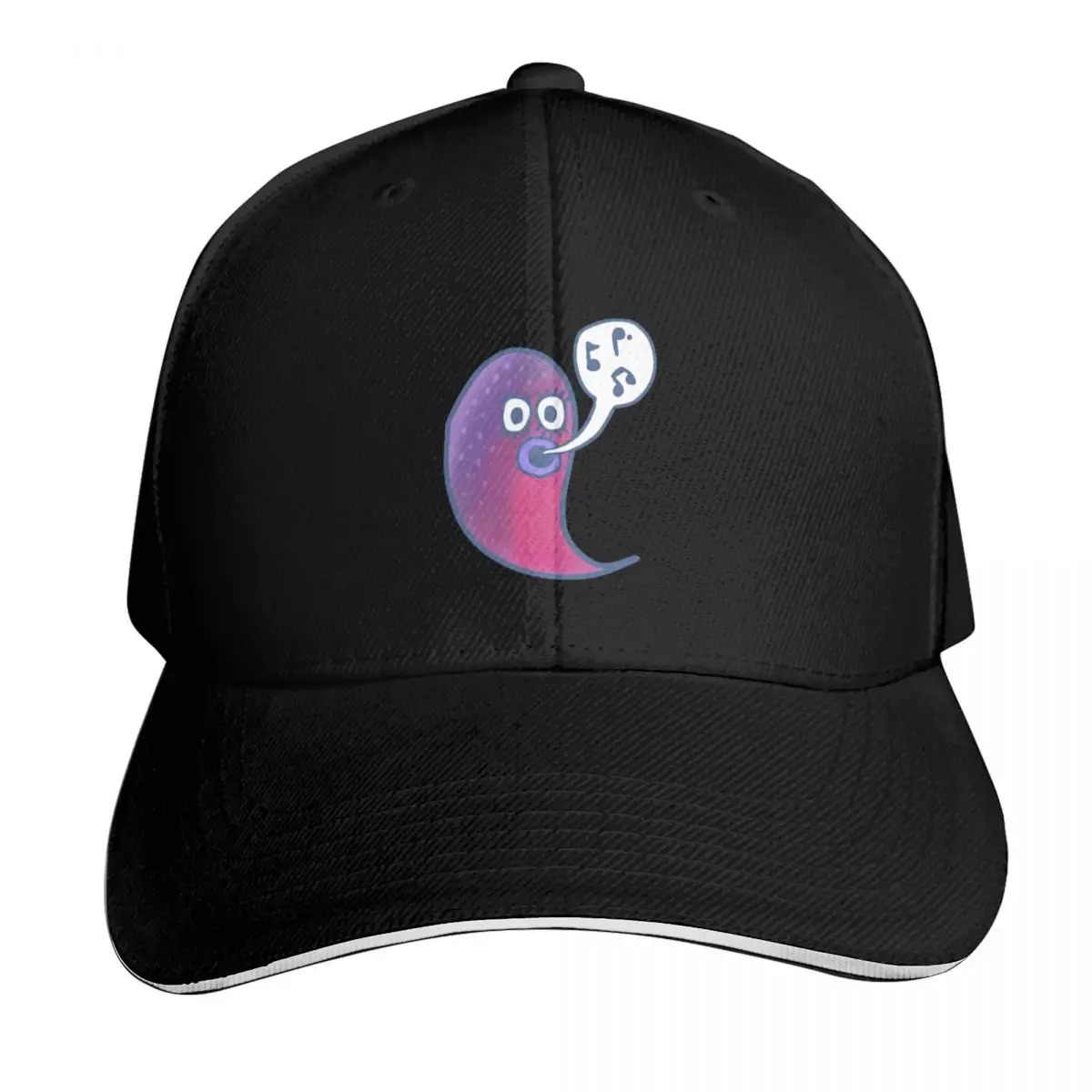 Cute Hand Drawn Singing Sprite Baseball Cap Curved Brim Classic Fit Low Profile Unstructured Unisex for Men Women