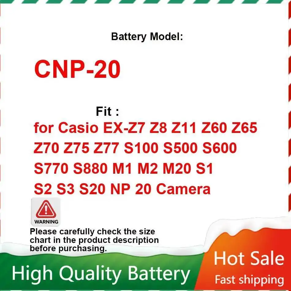 Camera Battery Cnp-… - image