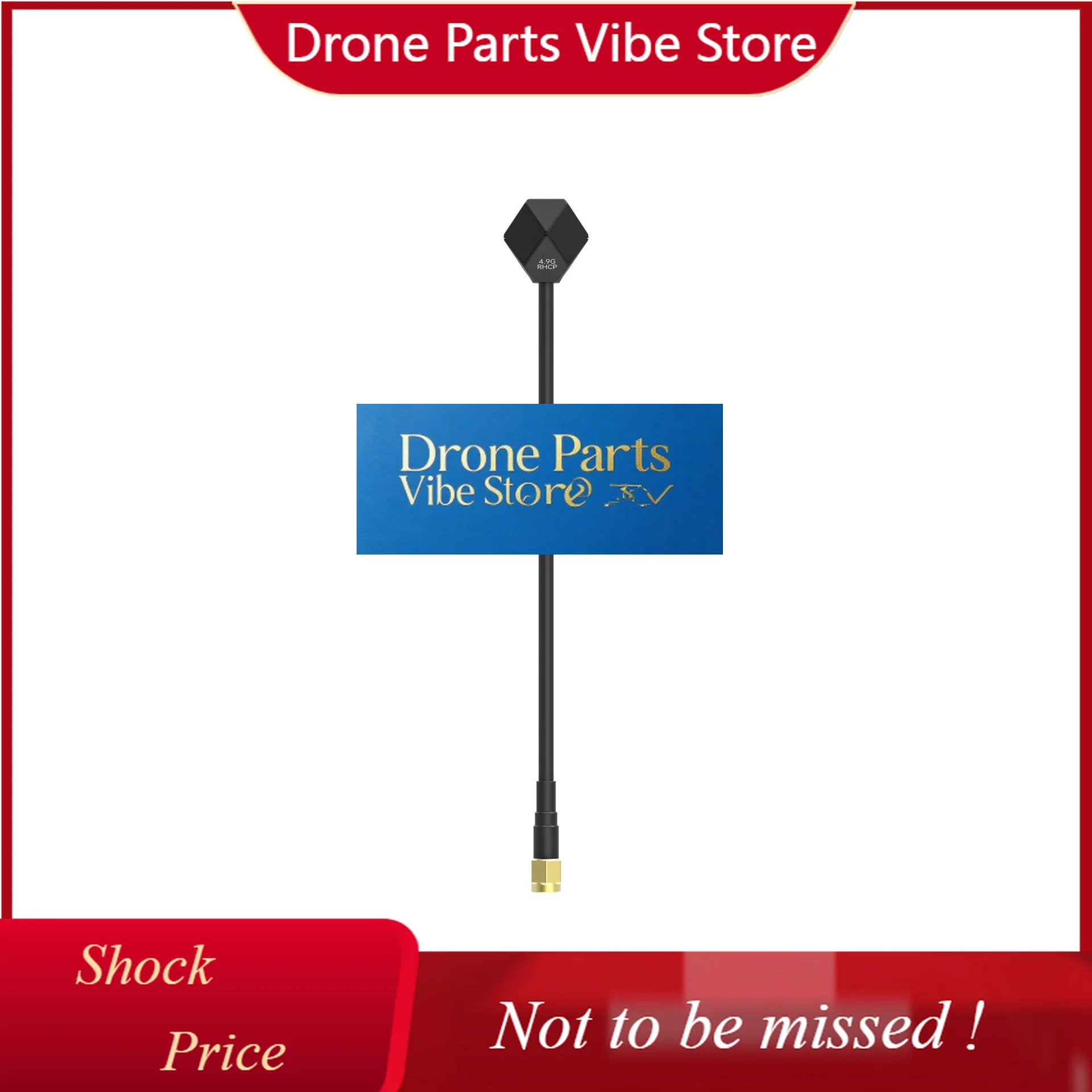 

DParts1Iflight Albatross V2 4.9g FPV Drone Part 150mm Customizable Image Transmission Antenna SMA Accessory For Customizable Dro