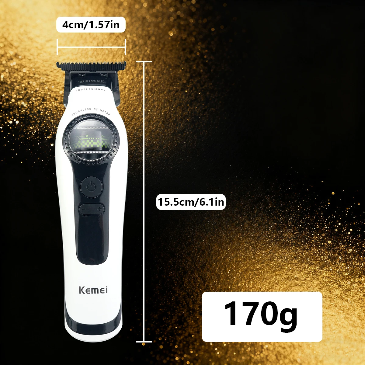 KEMEI KM-1595 ROSYOUS RSpro-106 RS-620 Hair Clippers Men Professional Kit DLC Blade with Base Charger Barber Machines Trimmer view 5