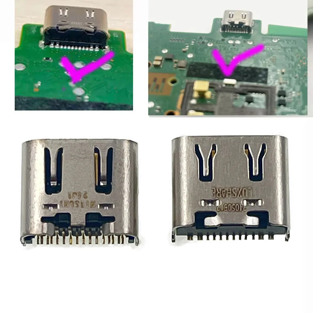 20 قطعة الأصلي لسوني بلاي ستيشن PS5 DualShock 5 010 020 030 تحكم نوع C USB شحن المقبس ميناء