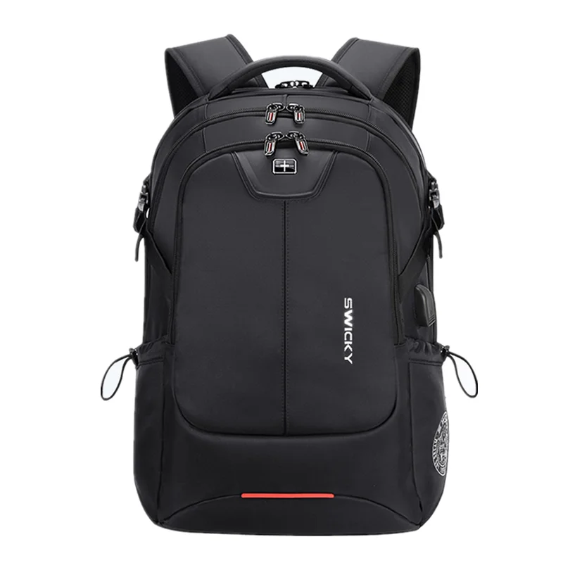 SWICKY multifunction large capacity male bag fashion travel usb charging waterproof antitheft 15.6inch laptop backpack men women