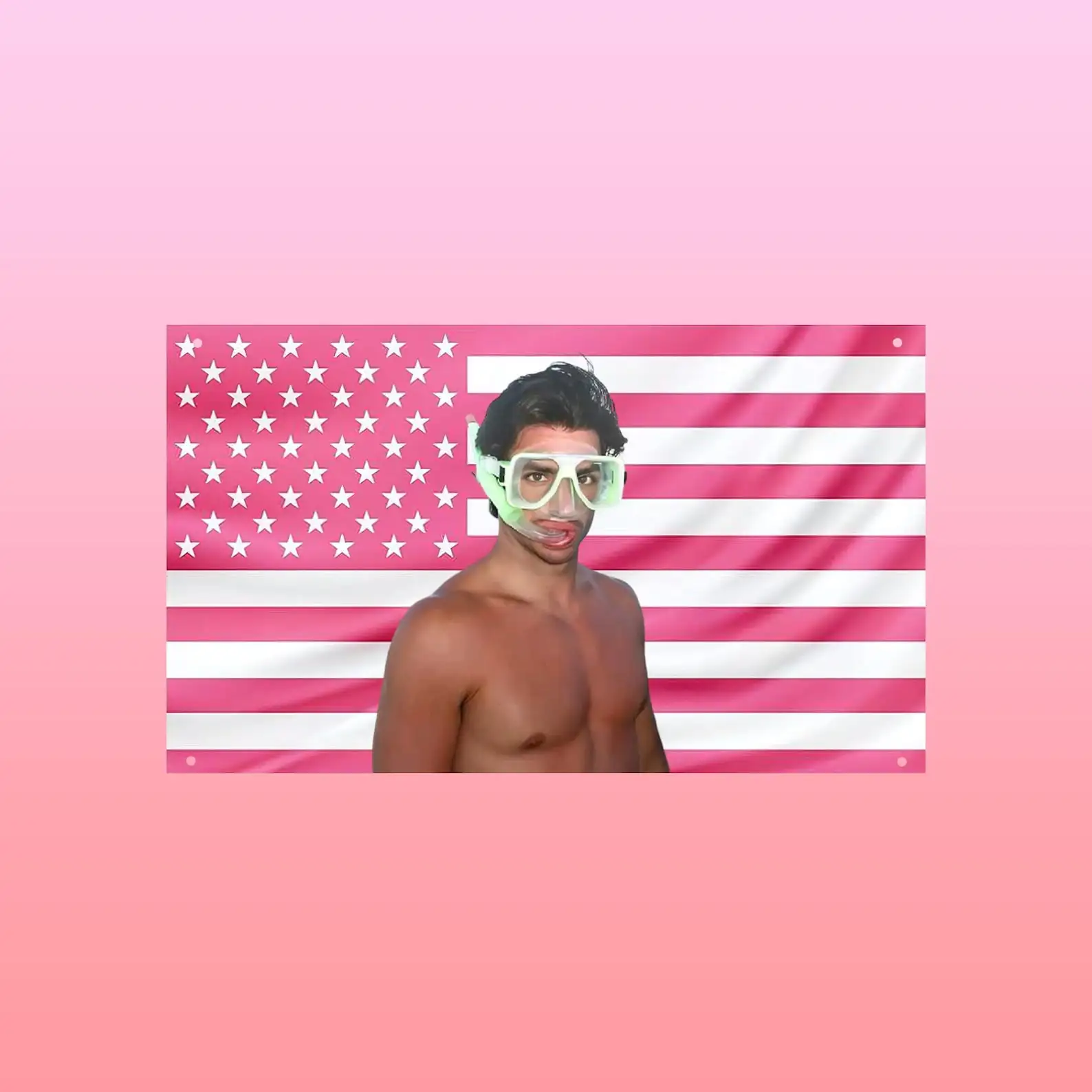 C-Carlos S-Sainz M-Meme Pink American Flag Decoration for Bedroom Stuff Barber Shop Outdoor Decors Garage Flags Advertising Room