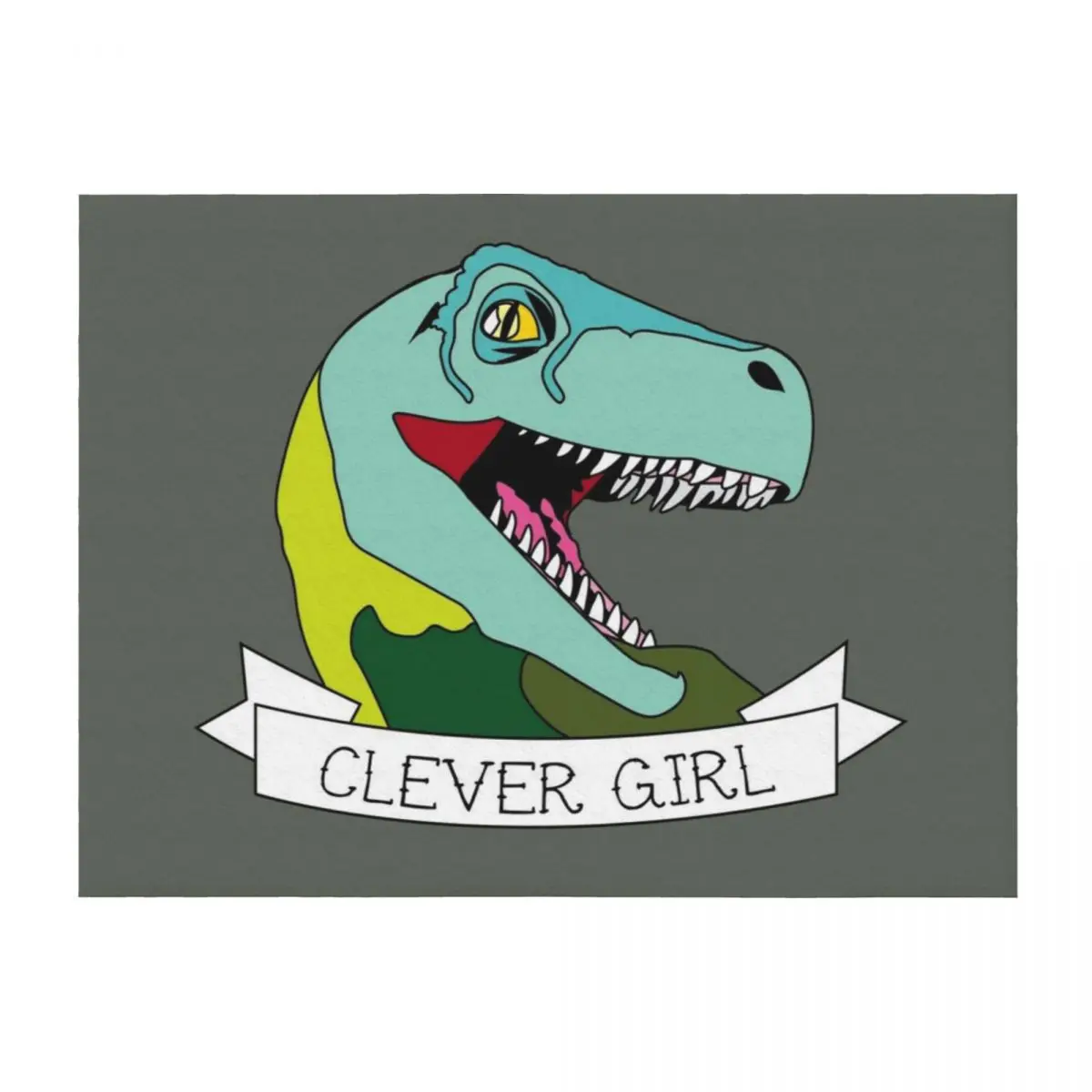 

Jurassic Park Velociraptor Throw Blanket Sofa Quilt Large For Decorative Sofa Summer Blankets