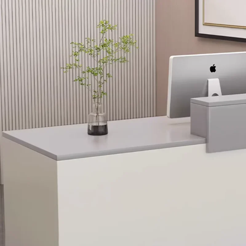 Luxury European Reception Desk Nordic Style Simple Trendy Reception Desks Classic Versatile Tresen Rezeption Office Furniture