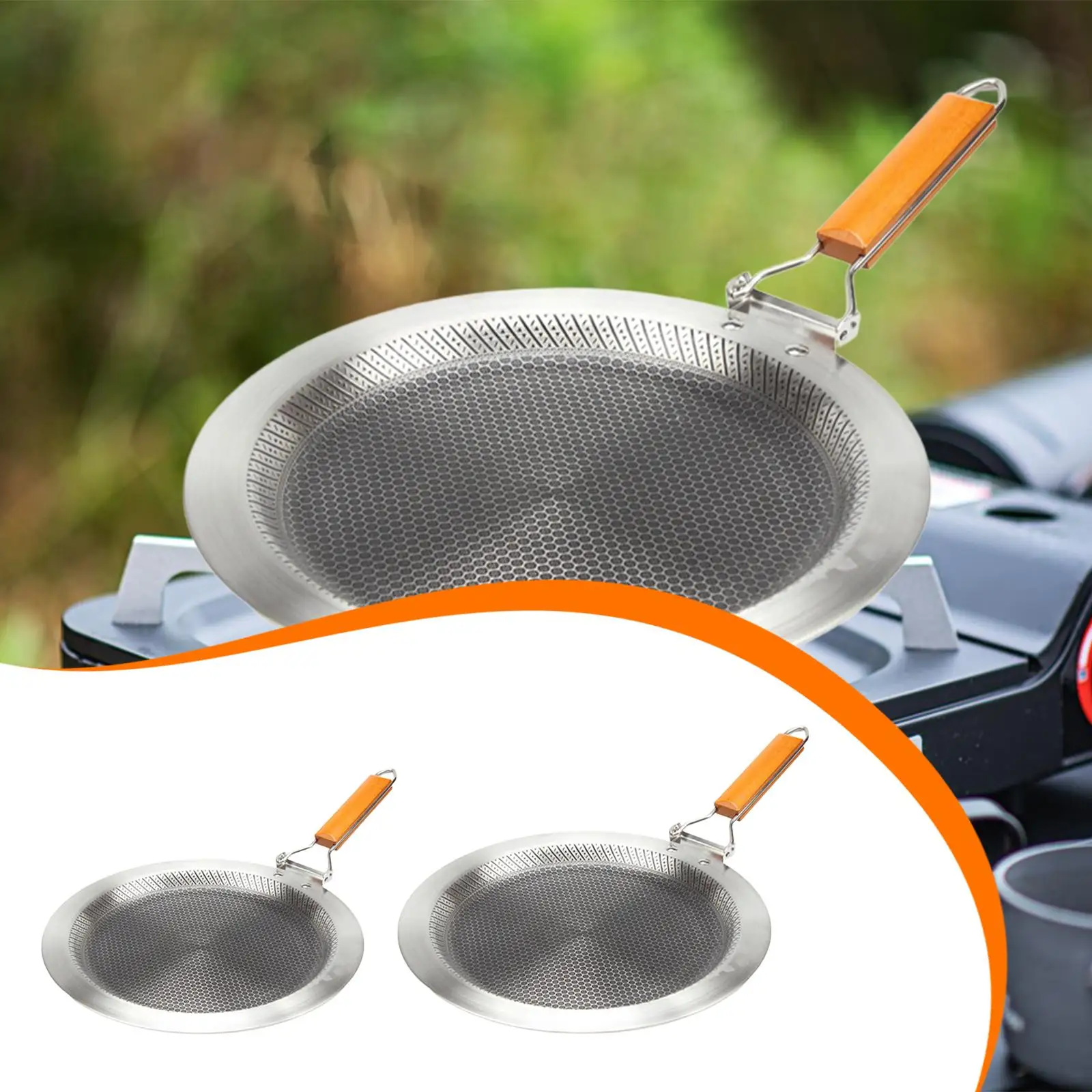 

Блинница из нержавеющей стали, круглая сковорода для внутреннего и наружного гриля, сотовая поверхность для приготовления пищи, сковорода для тортильи, сковорода для блинов, плоская сковорода