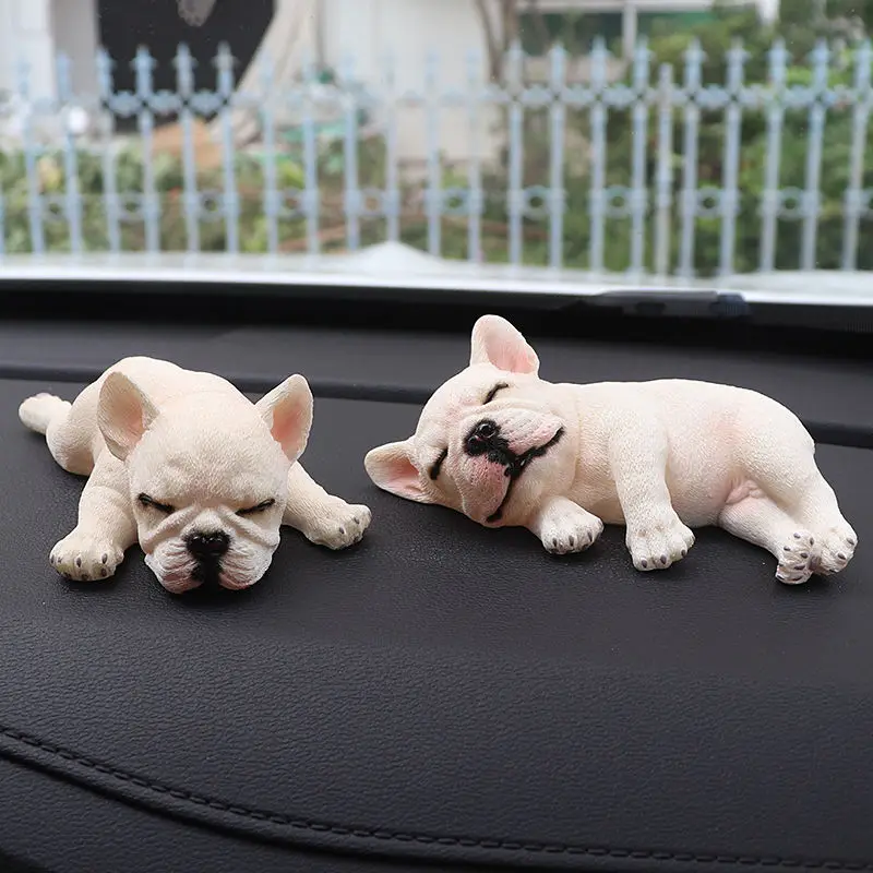 Skoda Auto Decoration Sharp and Sharp Fast Kodiak Korok Kermi French Bulldog Accessories