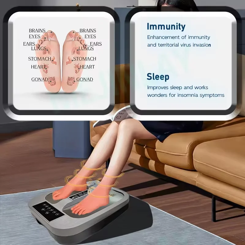 Terahertz Therapy Wave Devices Electric Foot Massager Tera hertz machine Photon Heating Cell Health Care Gifts