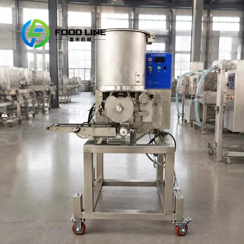 Commercial Burger Patty Maker Machine, High‑Efficiency Beef Patty Production Stable Shaping Fast‑Food Shop Hamburger Processing