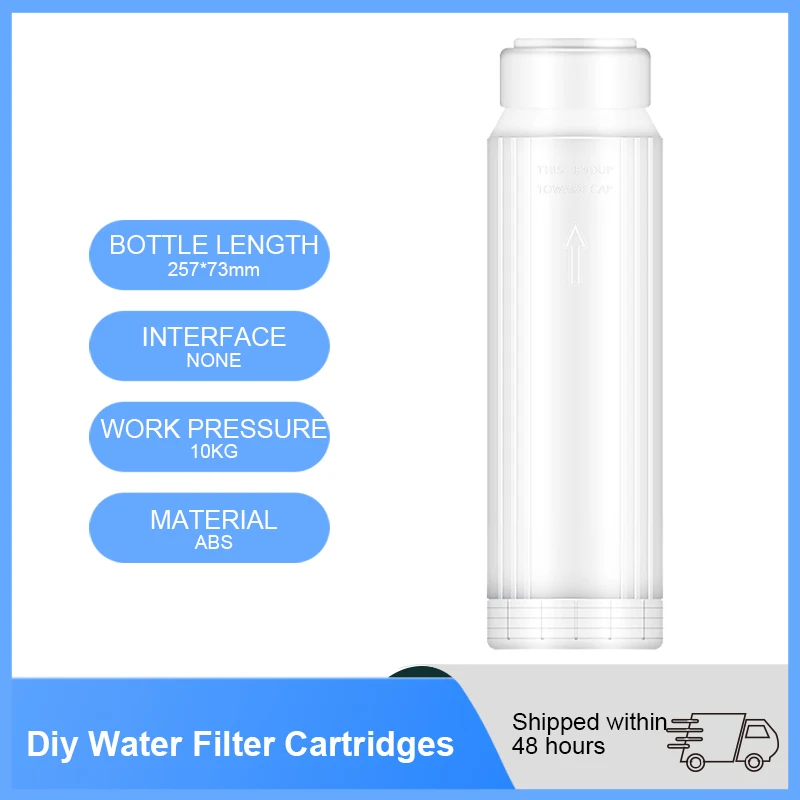 

10 inch Water Filter Cartridge For Diy Used For the Resin Chlorine Ball,Carbon KDF,Tourmaline Ball