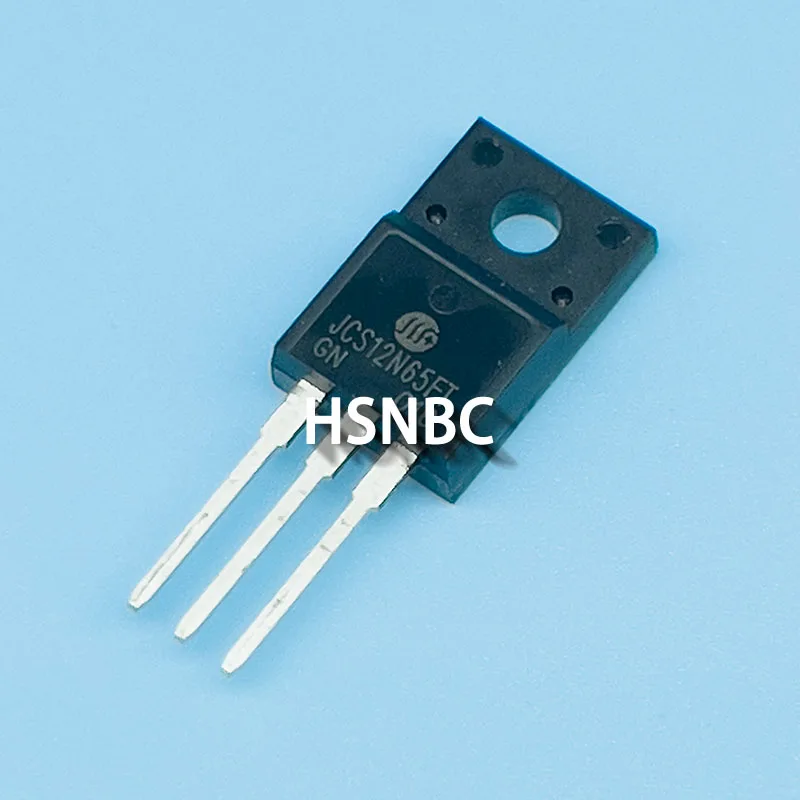 10 Pçs/lote JCS12N65FT 12N65 TO-220F 650V 12A MOSFET Transistor de Potência de Canal N 100% Novo Original