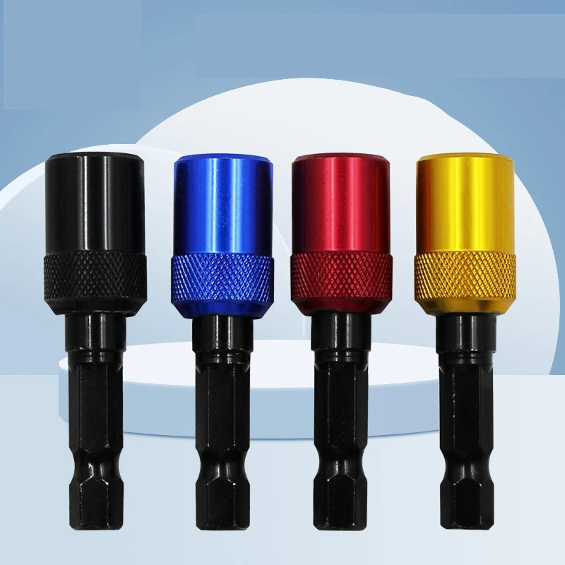 60mm Hexagonal Handle Quick-release Self-locking Rod Electric Drill Screwdriver Lengthening Quick Conversion Batch Extension Rod