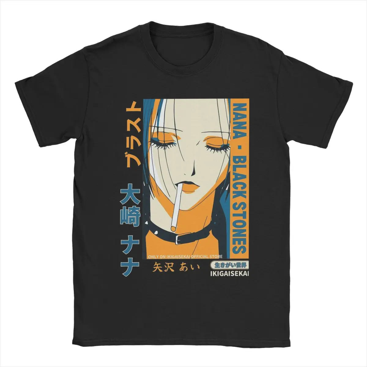 Men T-Shirts Thought Nana Osaki Anime Fashion Pure Cotton Tees Short Sleeve T Shirts O Neck Clothes Plus Size