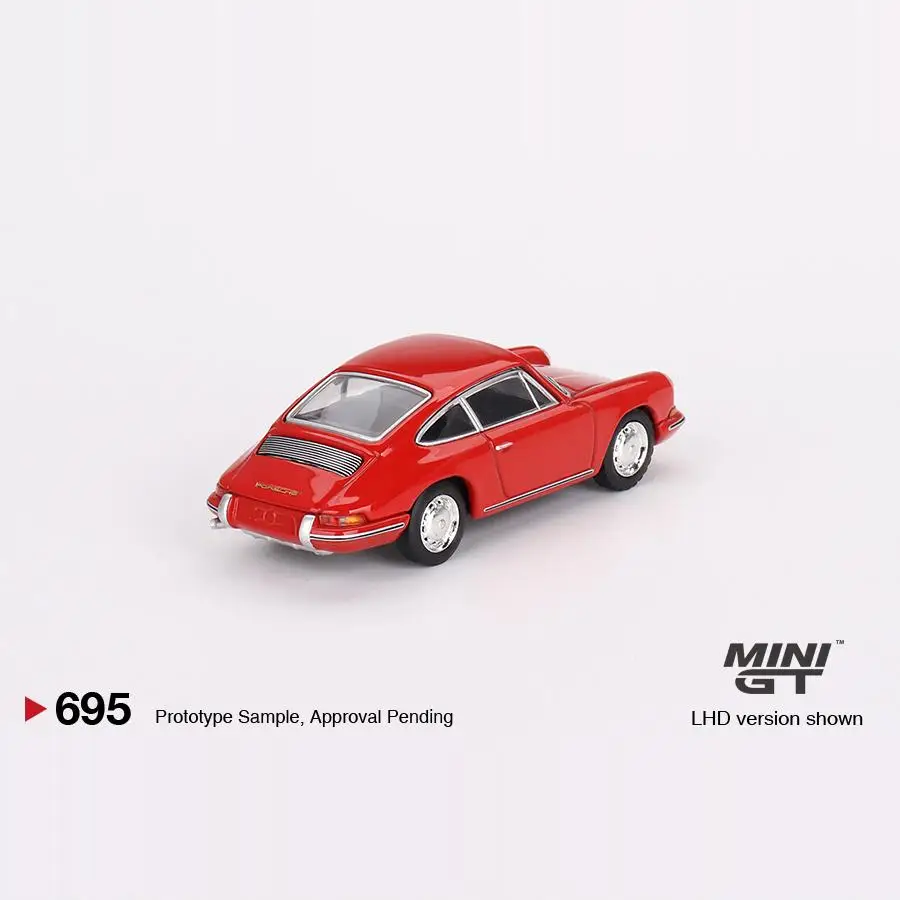 TSM miniGt 1/64 #695 901 1963 Signal Red LHD  Die-cast Alloy Car Model Collection Toy Gift