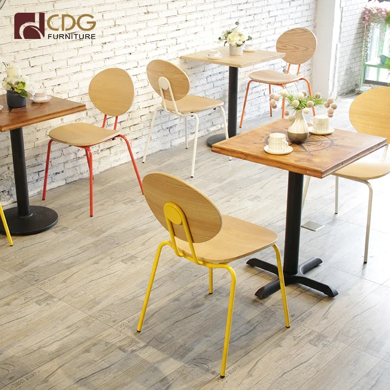 Restaurant Modern Design Wooden Dining Furniture Restaurant Table Chairs