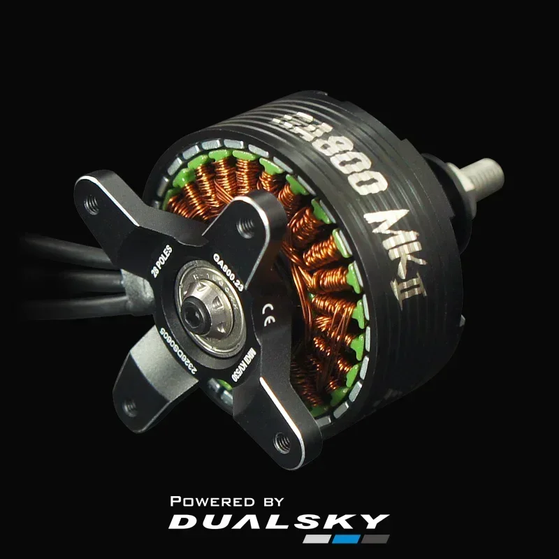 Dualsky GA800 MKII 530KV/640KV/810KV High Power Brushless Motor for 3D Airplane Fixed-wing,30E-40E Gasoline Engine