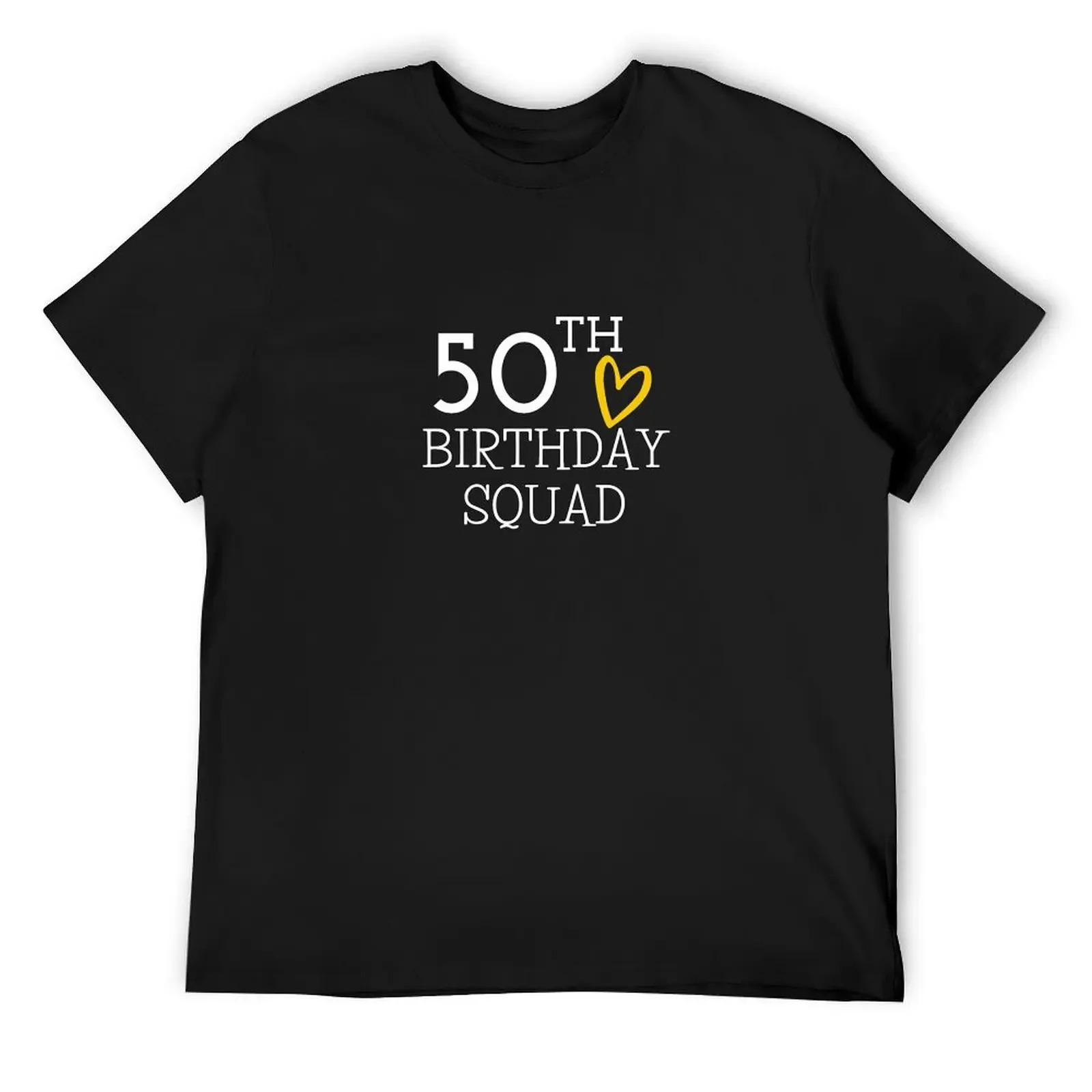 50th birthday squad funny 50th 1970 birthday birth bday squad family party present T-Shirt tees tshirts for men