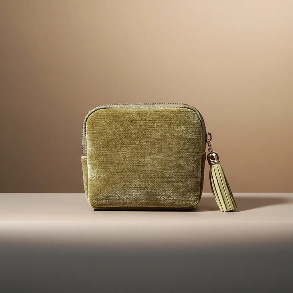 

Jewelry Organizer Bag With Multi Layer Design Zipper Closure And Retro Tassels for Travel