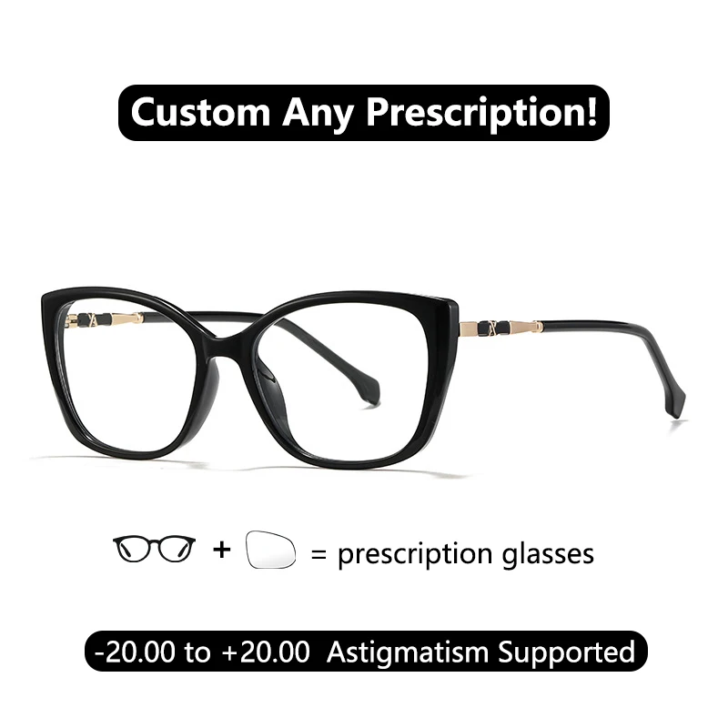 

Glasses Woman Prescription Blue Light Blocking Reading Glasses Female Corrective Vision Glasses with Astigmatism Multifocal
