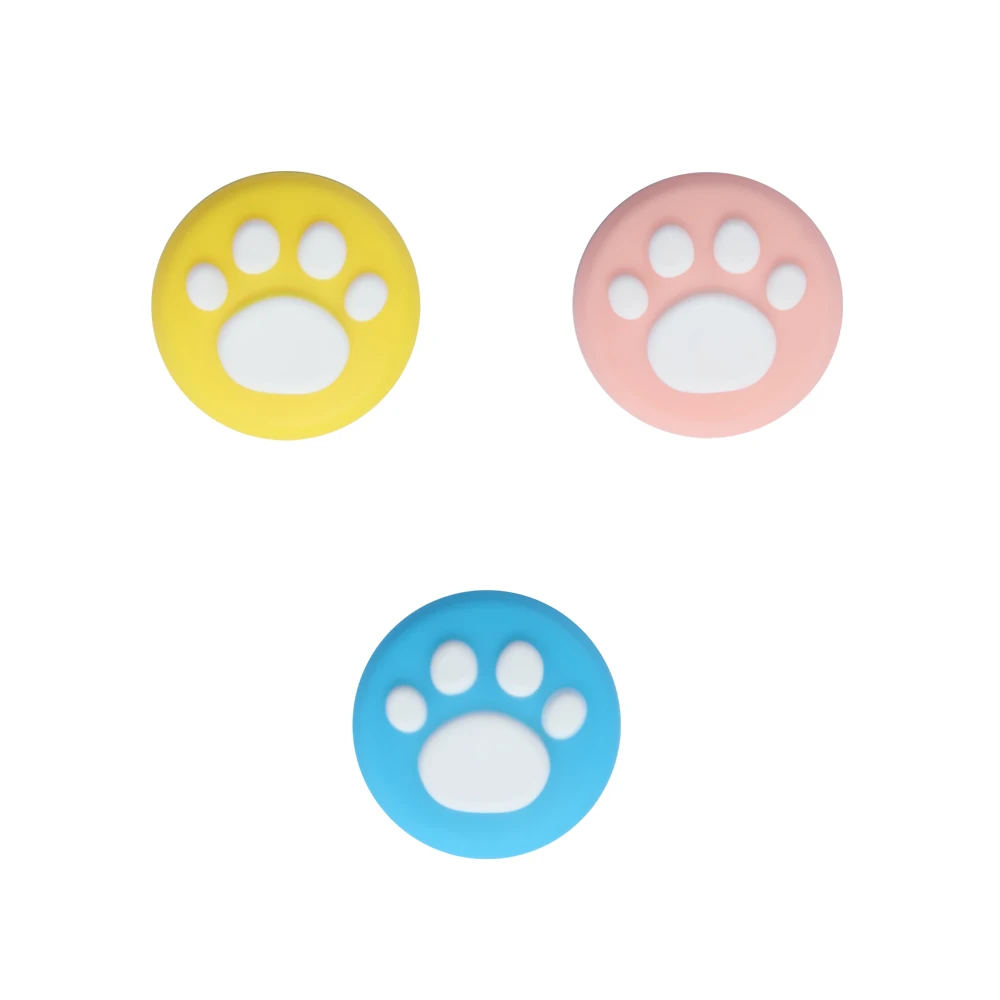 10 قطعة Thumbstick قبضة غطاء تغليف حالة القط مخلب الإبهام القبضات قبعات مطاطية سيليكون عصا التحكم غطاء للتبديل برو XBOX 360 واحد PS5 PS4