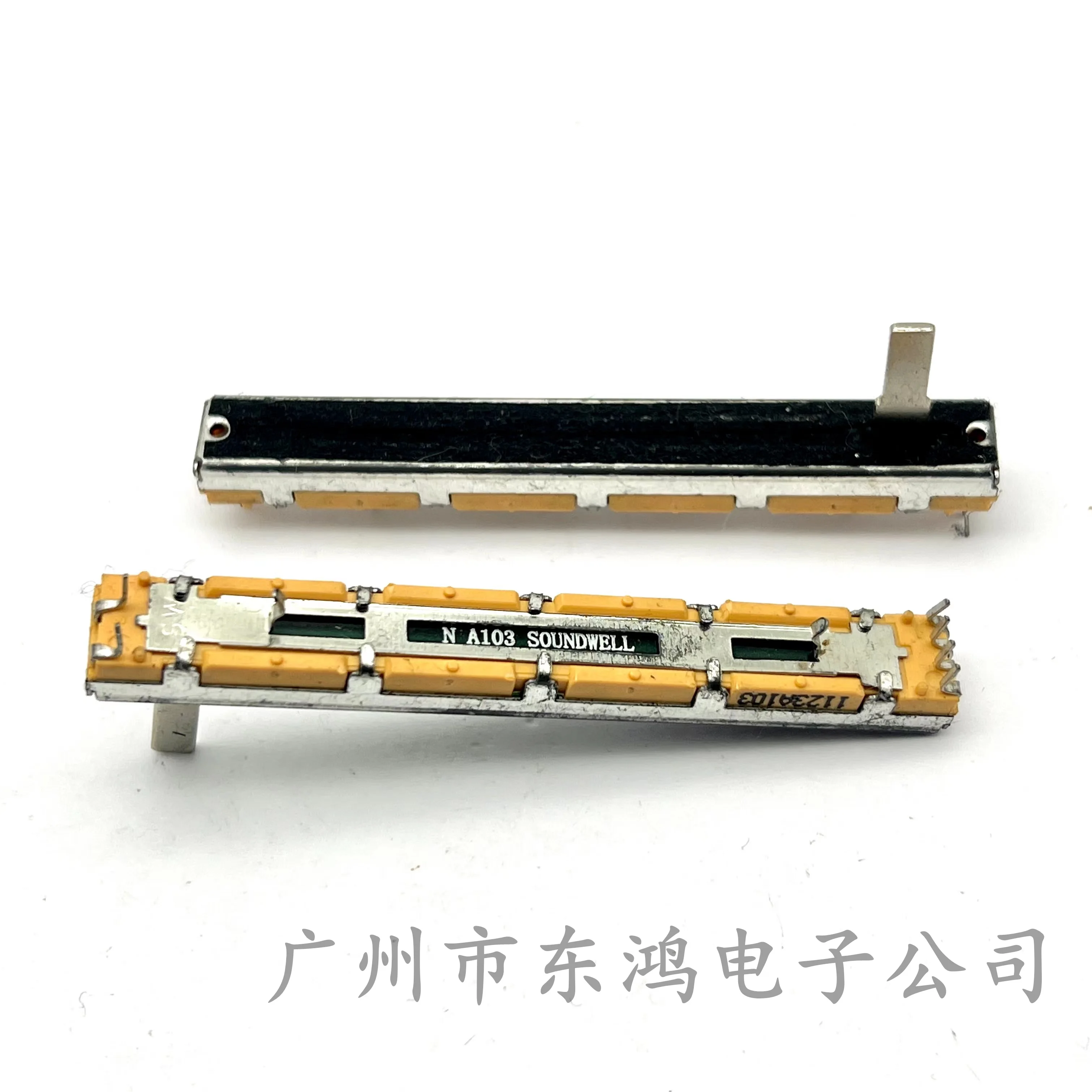 1 PCS 75mm direct slide potentiometer single A10K shaft length 15mm