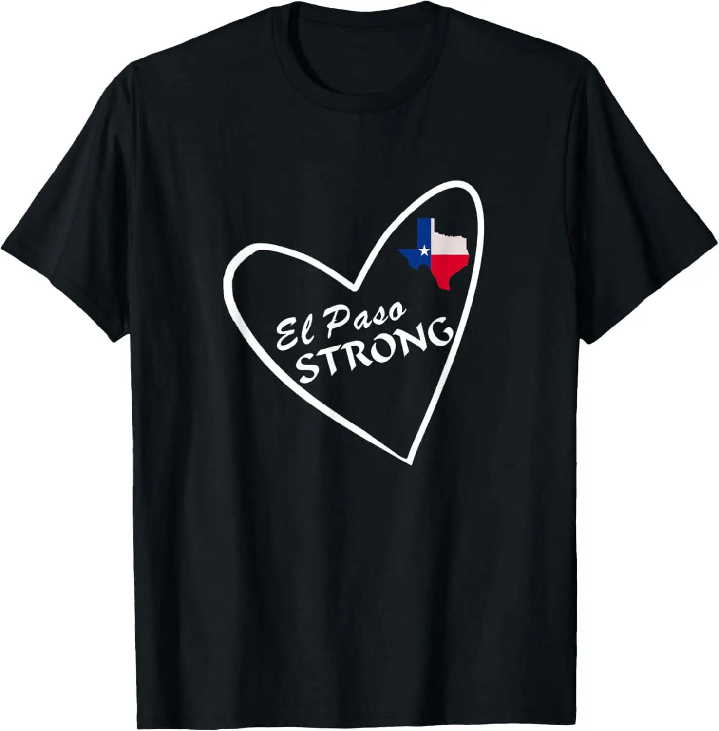 เสื้อยืดดีไซน์ Stetson ของ El Paso Strong Texas State Flag