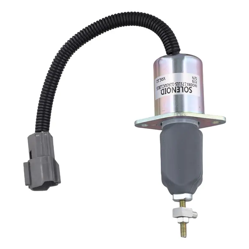 

Электромагнитный клапан остановки подачи топлива ABKU-129953-77811 12V 1751ES-12A3UC12B1S для R60-5 R210-5, для двигателя Yanmar 4NTE94, SA-4673-S
