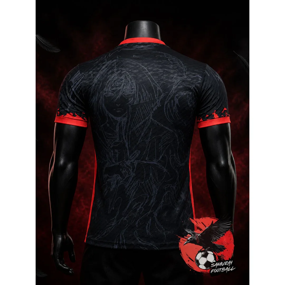 Japanisches Trikot „Itachi's Death“ – Naruto Shippuden Japanisches Anime-Fußballtrikot Sommer-Sport-T-Shirt für Herren – Detail 2