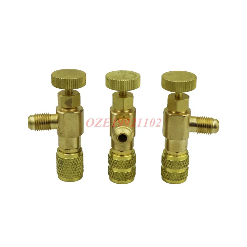 1PC R22-R22 R410-R410 R22-R410 R410-R22 Refrigerazione Adattatore di Ricarica Liquido Aggiunta Casa Refrigerante Ritenzione Valvola di Controllo