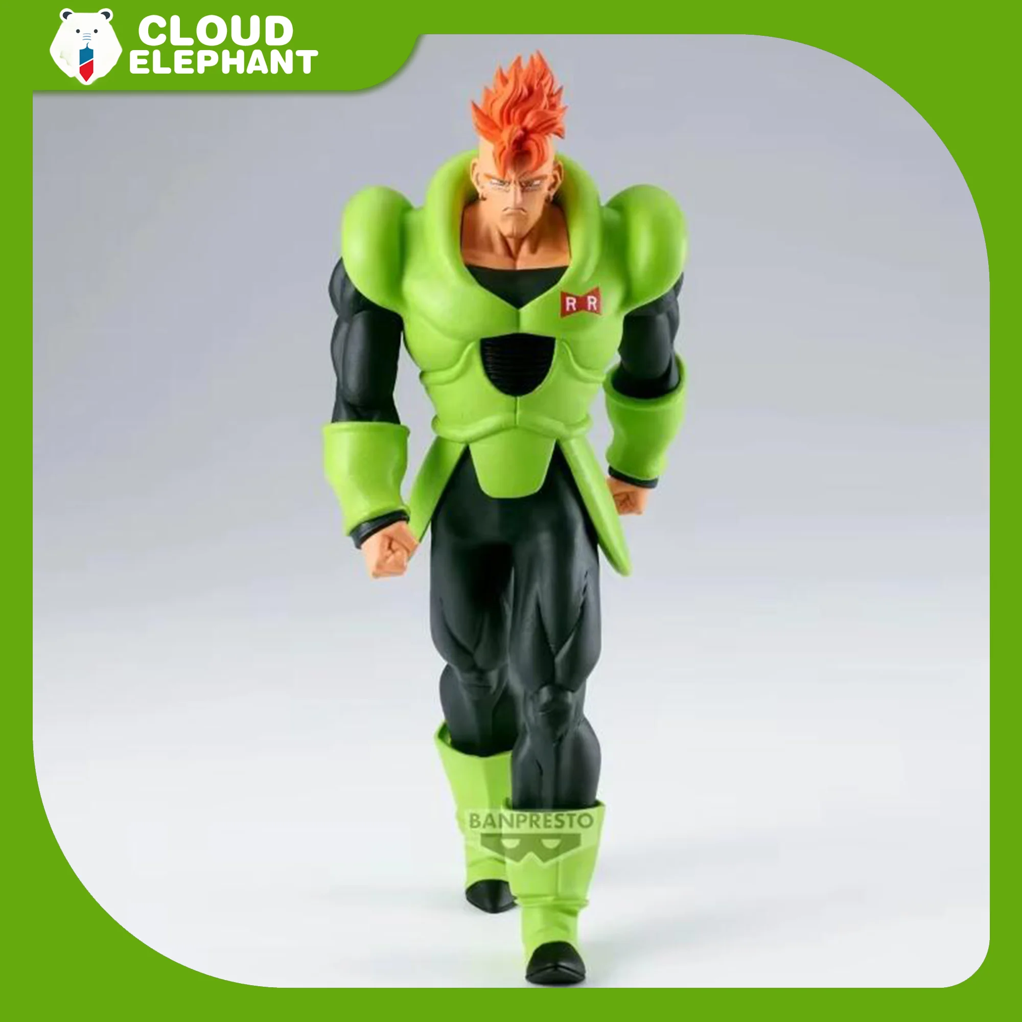 20cm Bandai Original Android 16 Figure Banpresto Anime Dragon Ball Z Android 16 Action Figure Pvc Gk Model Collectible Toy Gifts