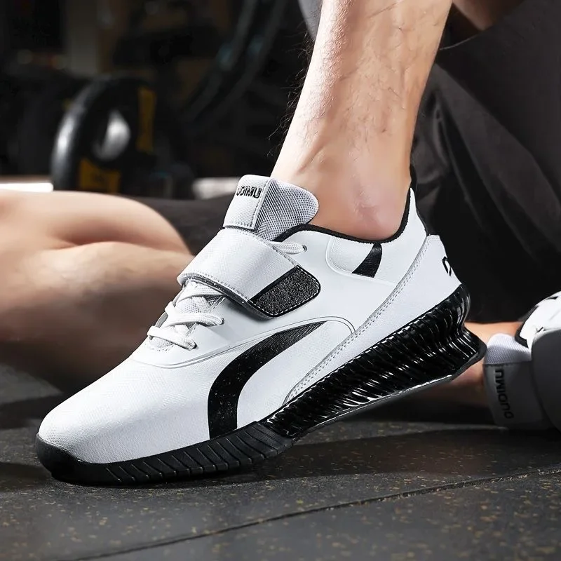 

2024 New Arrival Weight Training Shoes Man Plus Size 46 Indoor Gym Shoe Men Squat Hard Pull Shoe Mens Leather Sports Shoe