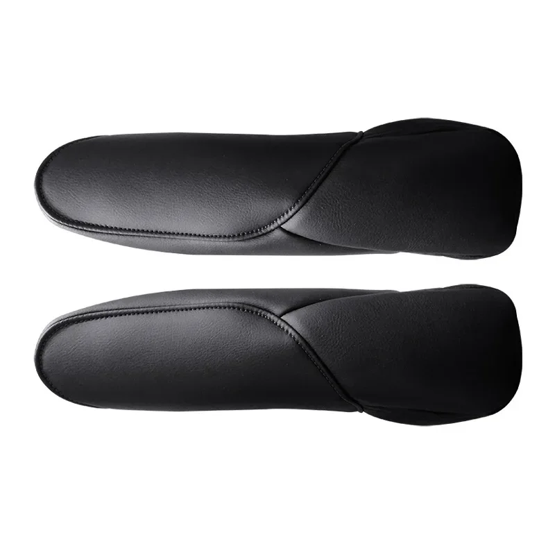 Black Microfiber Leather Front Seat Armrest Cover – Fits Honda CR-V 2007-2009